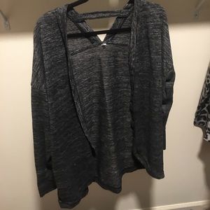 light heather grey cardigan